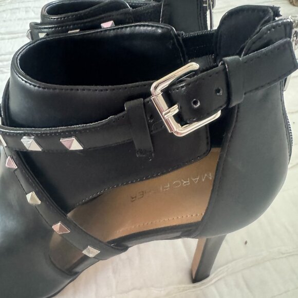 Marc Fisher Mahiya Studded Platform Peep Toe Stilettos - Picture 13 of 13